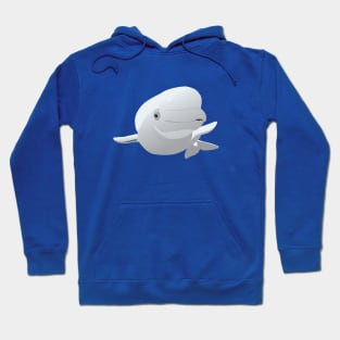 Friendly Beluga Whale Hoodie